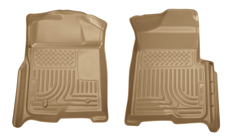 Husky Liners HL WB - Front - Tan Floor Mats Floor Mats - Rubber main image