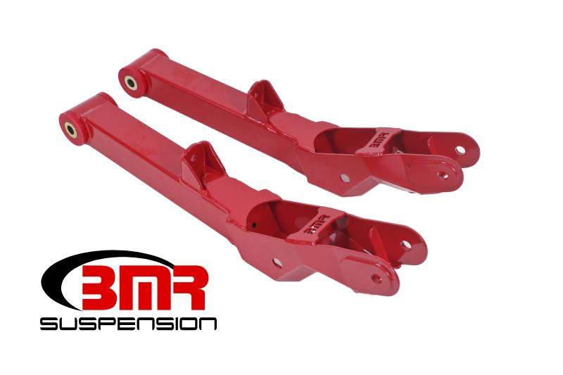 BMR 10-15 5th Gen Camaro Non-Adj. Rear Lower Control Arms (Polyurethane) - Red TCA028R Main Image