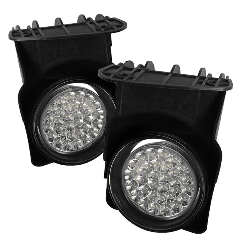 Spyder GMC Sierra 1500/2500 03-06 03-06 LED Fog Lights w/Switch Clear FL-LED-GS03-C 5015679 Main Image