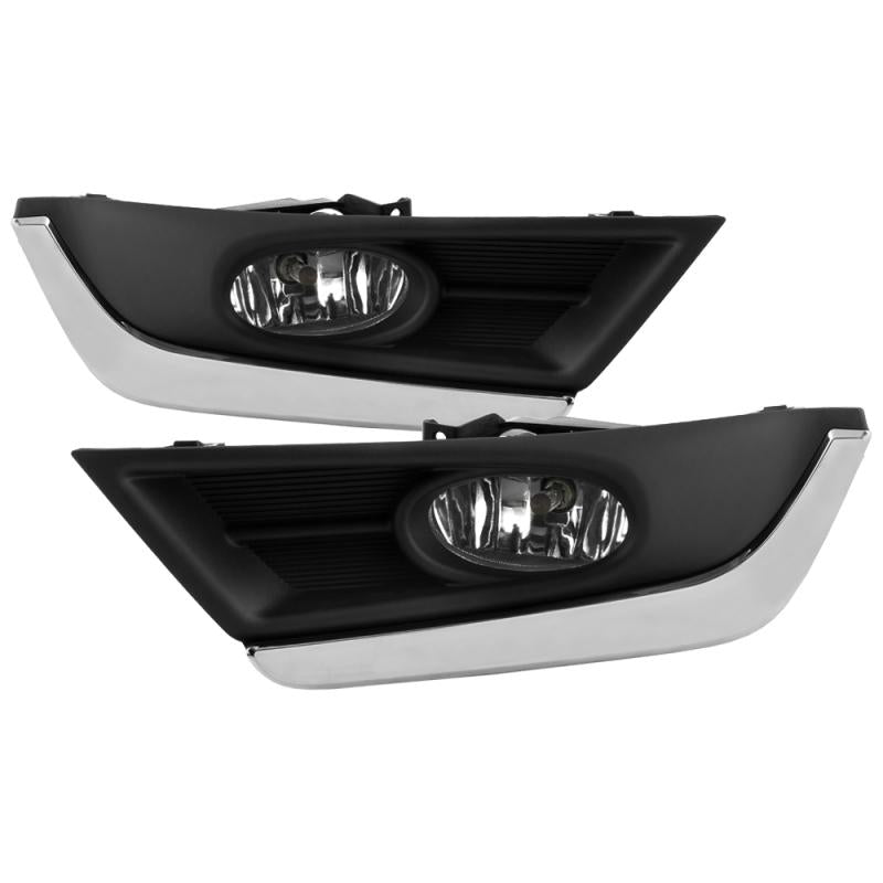 Spyder 17-18 Honda CRV OEM Chrome Trim Fog Lights w/Switch & Cover - Clear (FL-HCRV2017-C) 5084897 Main Image