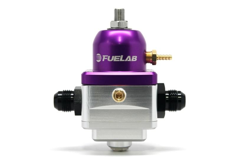 Fuelab 529 Electronic EFI Adjustable FPR (1) -6AN In (1) -6AN Return - Purple 52901-4 Main Image