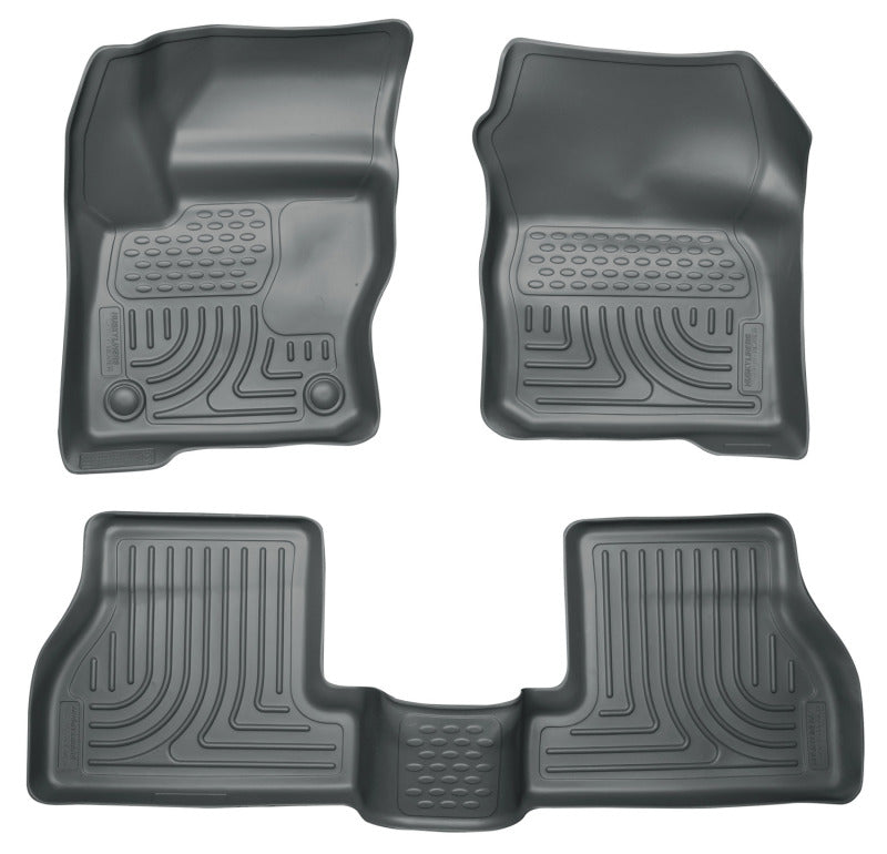 Husky Liners HL WB - Combo - Gray Floor Mats Floor Mats - Rubber main image