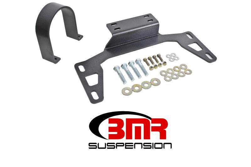 BMR 11-14 S197 Mustang Front Driveshaft Safety Loop - Black Hammertone DSL017H Main Image