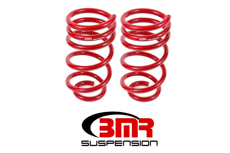 BMR 10-15 5th Gen Camaro V8 Rear Lowering Springs - Red SP021R Main Image