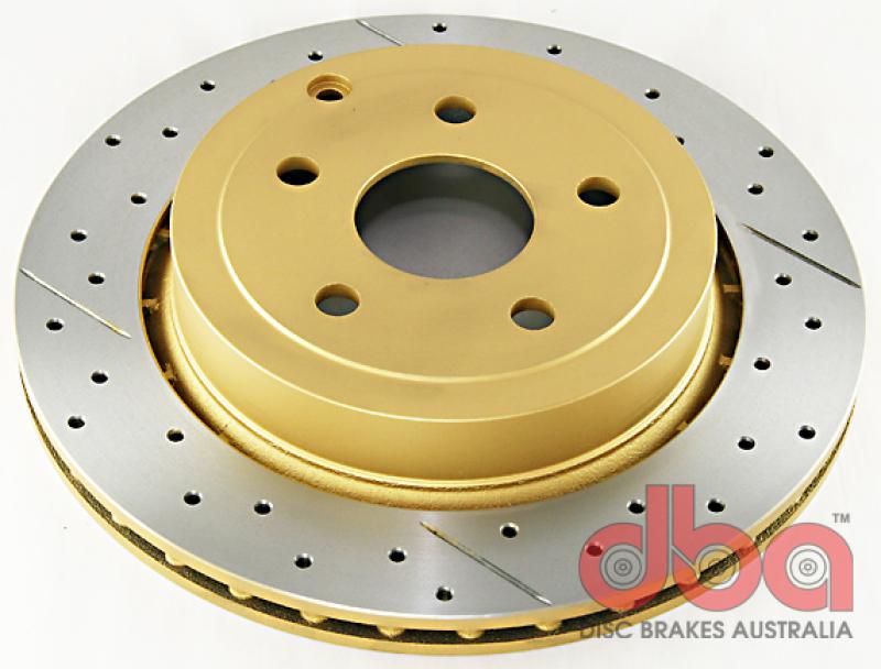 DBA 2009 Pontiac G8 GT 6.0L (V8) Uni-Directional Cross-Drilled/Slotted Rear Rotor 2029X Main Image