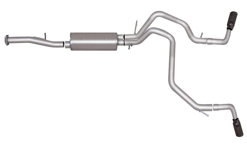 Gibson 07-12 Chevrolet Avalanche LS 5.3L 2.25in Cat-Back Dual Extreme Exhaust - Aluminized 5572 Main Image