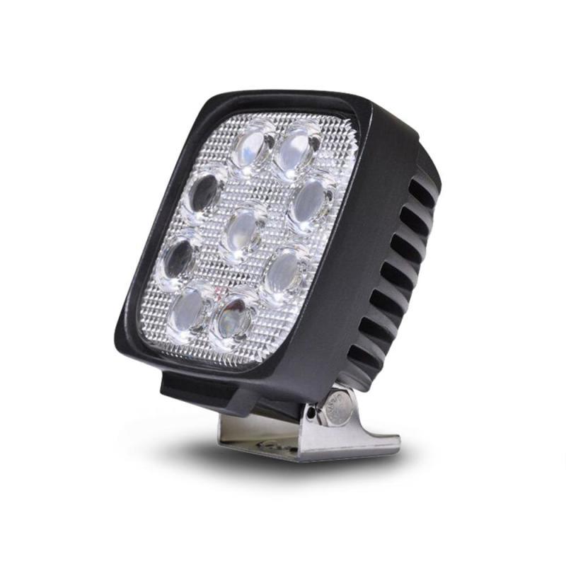 DV8 Offroad 5in Square Off Road Light 27W Spot 3W LED - Black S4.3E27W3W Main Image