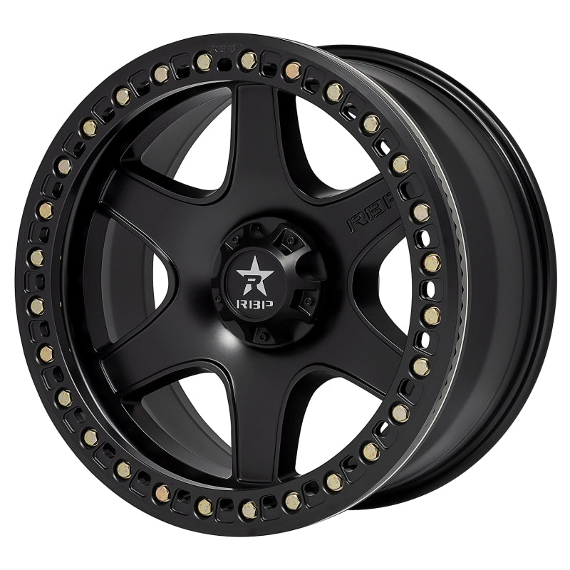 RBP 50R Cobra 17x9.0 6x135 BP / 5 BS 0mm Offset 87mm CB (Hub Centric) Black w/Black Ring Wheel 50R-1790-63-00FB