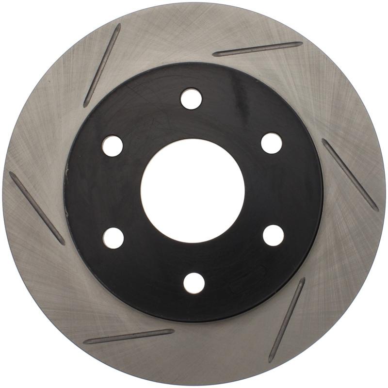 StopTech Power Slot 02-06 Cadillac Escalade / Chevrolet Avalanche 1500 Front Right Slotted Rotor 126.66040SR Main Image