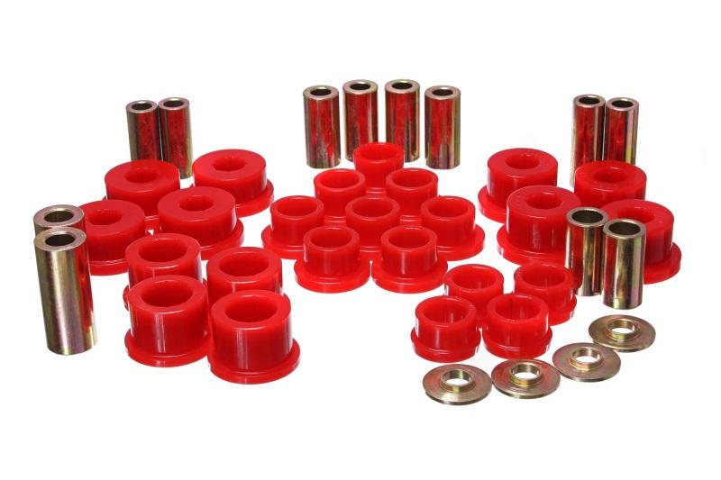 Energy Suspension 06-14 Mazda Miata Red Rear Control Arm Bushing Set 11.3110R Main Image