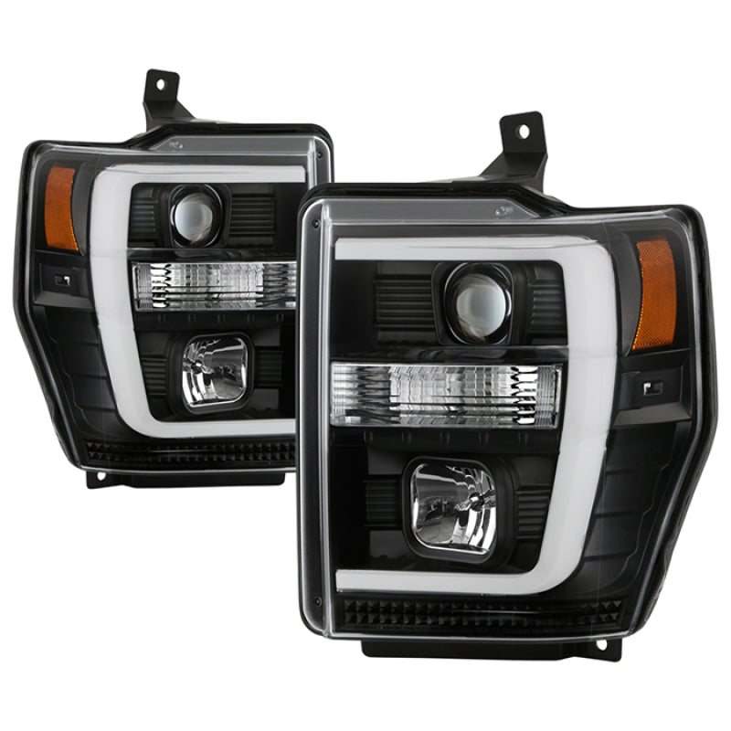 Spyder Ford F-250/350/450 08-10 V2 High-Power LED Headlights-Switch Back-Black PRO-YD-FS08PL-SBLB-BK 5087751