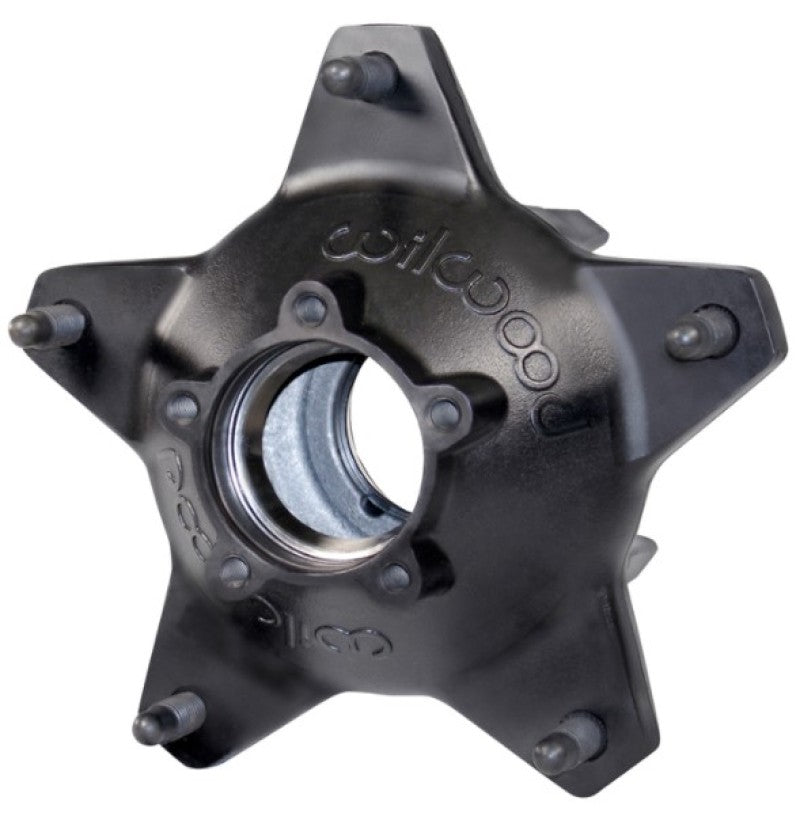 Wilwood Hub-Starlite 55 Rear - Standard Offset 5/8 C Studs-Drilled-Black 270-6513BD