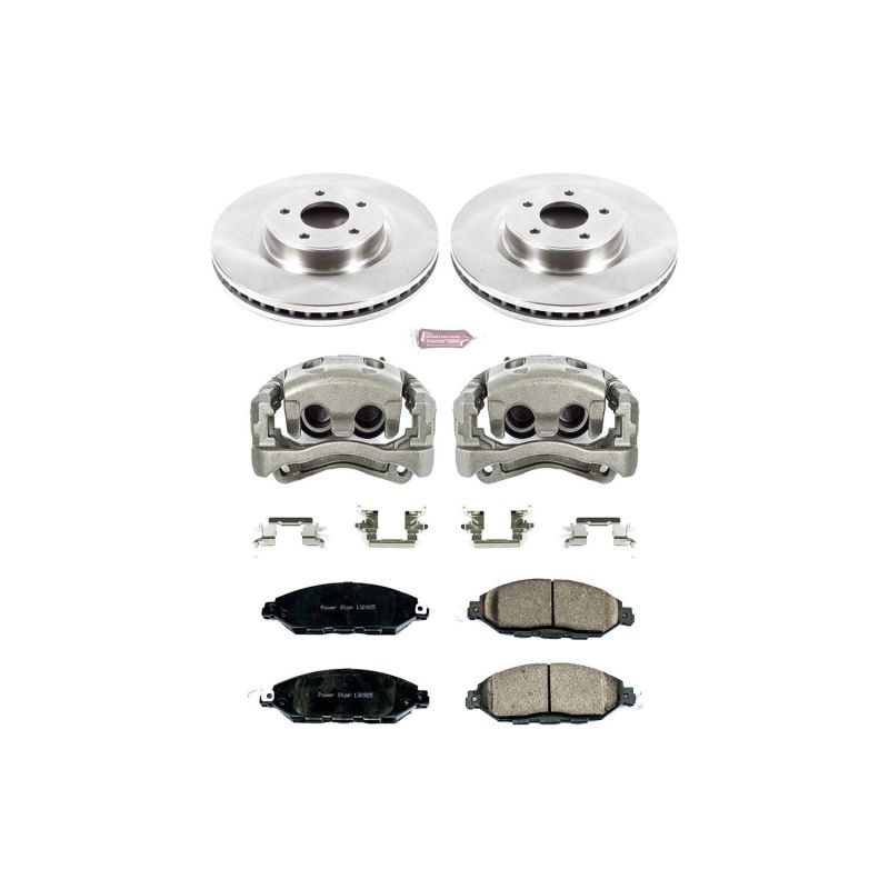 PowerStop PSB Autospecialty Kit w/Cals Brakes, Rotors & Pads Brake Kits - OE main image