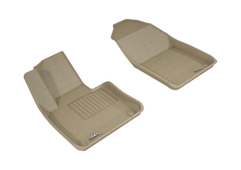 3D MAXpider 2018-2020 Volvo XC60 Kagu 1st Row Floormat - Tan L1VV02511502 Main Image