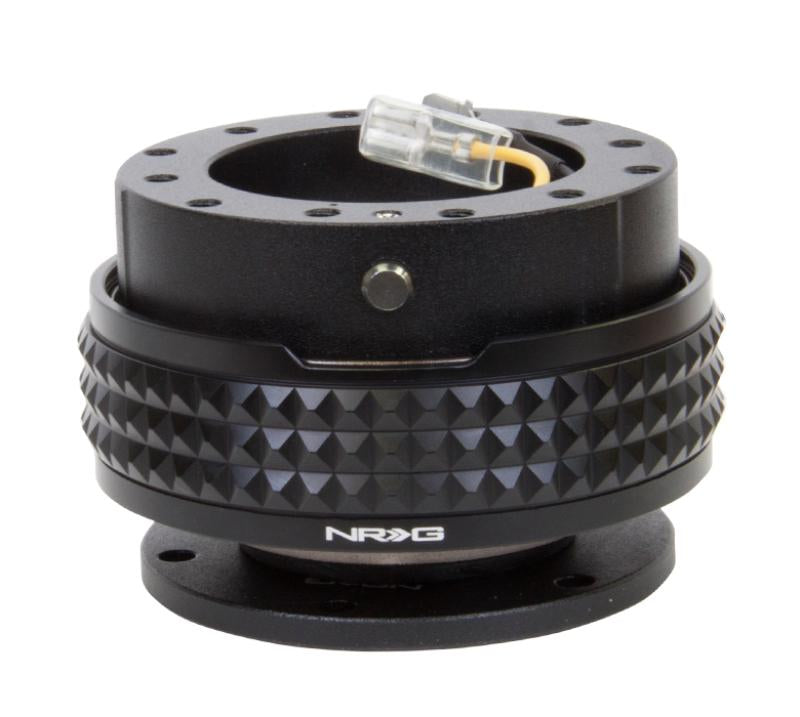 NRG Quick Release Kit - Pyramid Edition - Black Body / Black Pyramid Ring SRK-210BK/BK Main Image