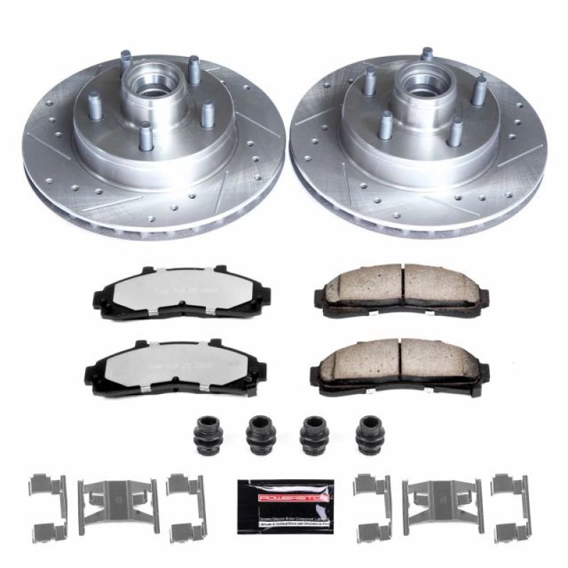 PowerStop PSB Z36 Truck & Tow Kit Brakes, Rotors & Pads Brake Kits - Performance D&S main image