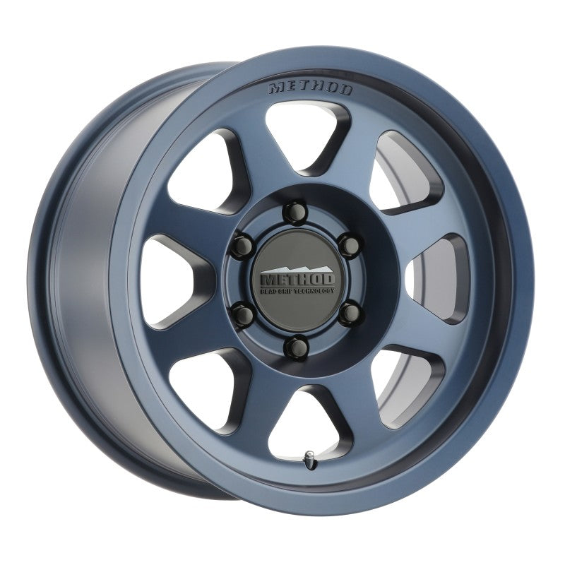 Method MR701 17x9 -12mm Offset 6x5.5 106.25mm CB Bahia Blue Wheel MR70179060612N