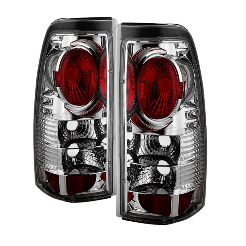 Spyder Chevy Silverado 1500/2500 99-02 (Not Stepside) Euro Style Tail Lights Chrm ALT-YD-CS99-C 5001993 Main Image