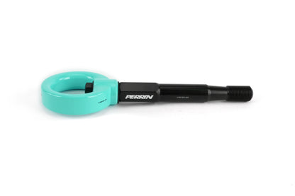 Perrin 15-17 Subaru WRX/STI Tow Hook Kit (Front) - Hyper Teal PSP-BDY-232TE *Discontinued