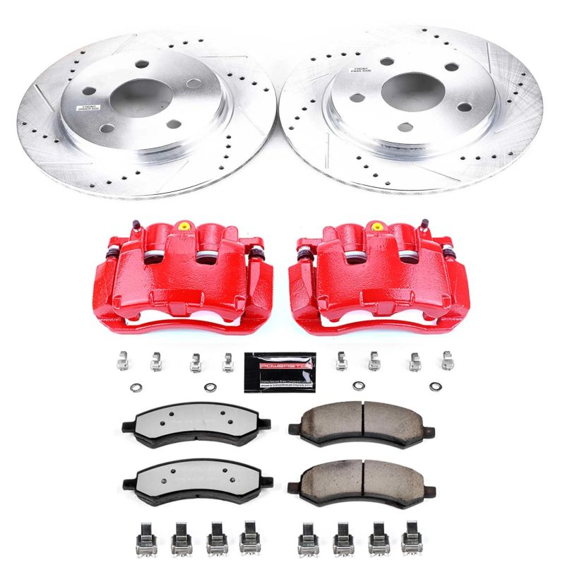 PowerStop PSB Z36 Truck & Tow Kit w/Cals Brakes, Rotors & Pads Brake Kits - Performance D&S main image