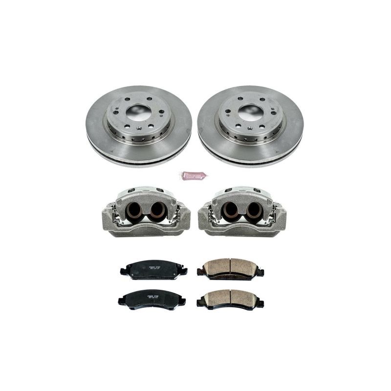 PowerStop PSB Autospecialty Kit w/Cals Brakes, Rotors & Pads Brake Kits - OE main image