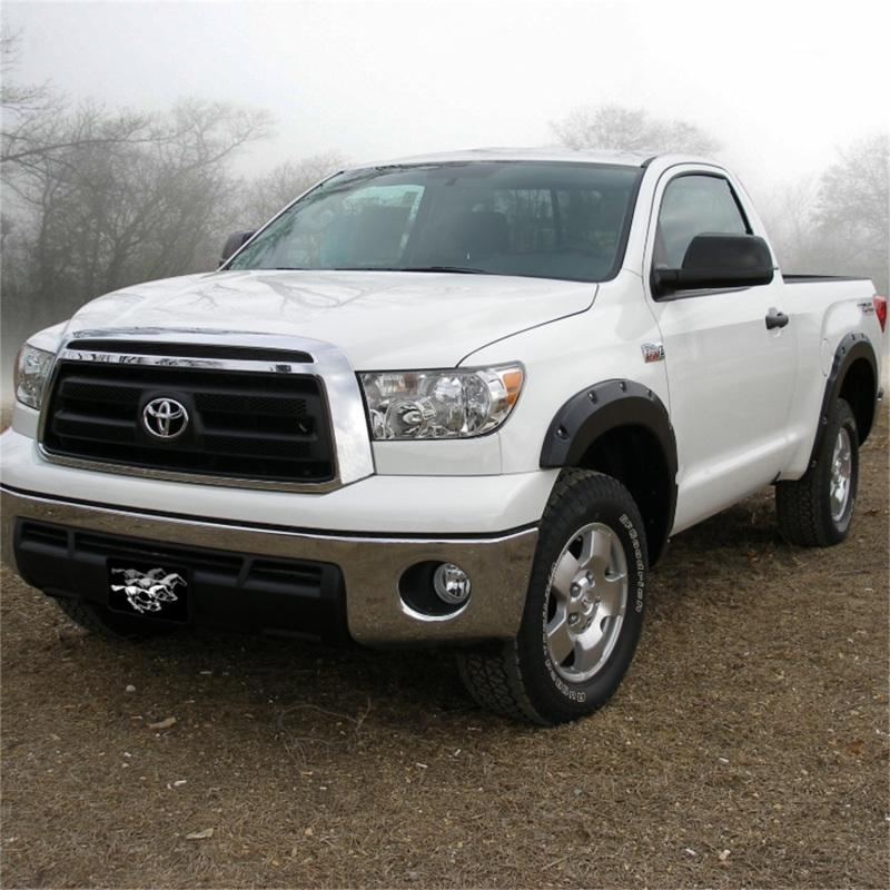 Stampede 2007-2013 Toyota Tundra 66.7/78.7/97.6in Bed Ruff Riderz Fender Flares 2pc Rear Smooth 8415-2R Main Image