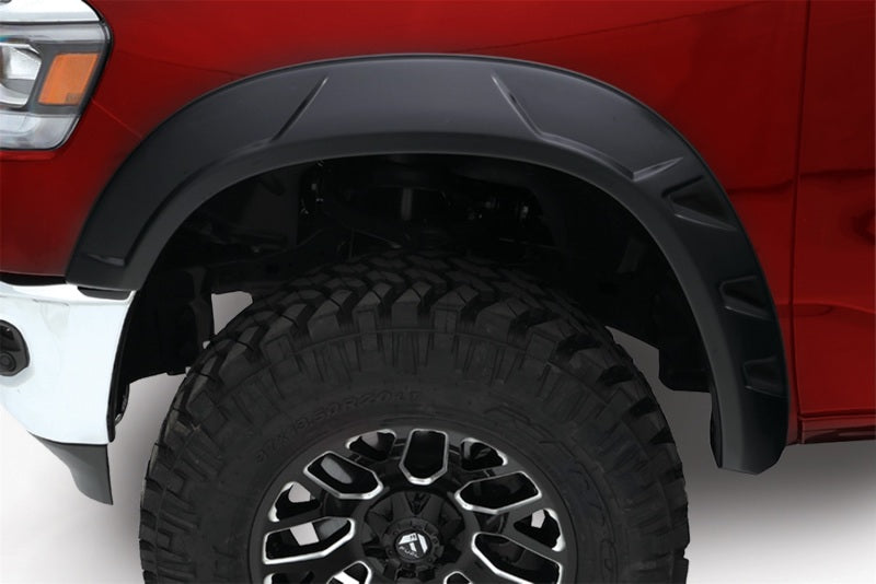 Bushwacker 09-18 Ram 1500 w/ 67.4in Fleetside Bed (Ex. R/T and Rebel) DRT Style Flares 4pc - Black 50932-02