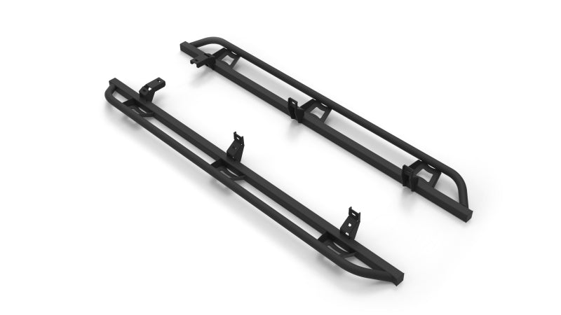 N-Fab Trail Slider Steps 19-20 Ford Ranger Crew Cab All Beds - SRW - Textured Black TSF19CC-TX