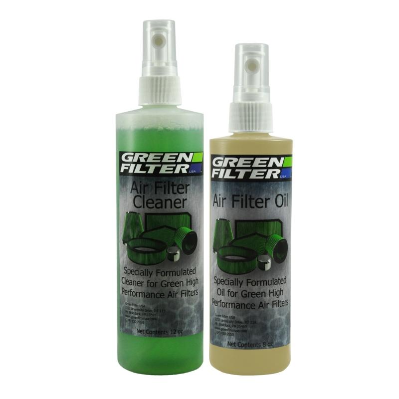 Green Filter Cleaner & Synthetic Oil Kit 12oz Cleaner / 8oz Oil (Clear) 2800 Main Image