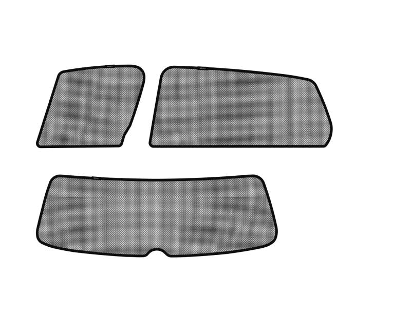 3D MAXpider 2015-2017 Volkswagen Golf Black Sun Shades - Complete Set S1VW0500 Main Image