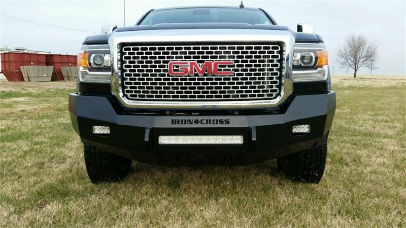 Iron Cross 16-18 GMC Sierra 1500 Low Profile Front Bumper - Gloss Black 40-315-16 Main Image