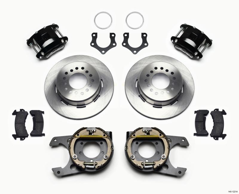 Wilwood D154 P/S Park Brake Kit Mopar/Dana 2.36in Off w/Snap Ring Brng 140-12214 Main Image