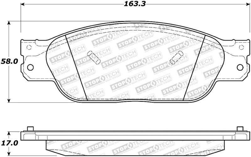 StopTech Street Brake Pads 308.08050 Main Image