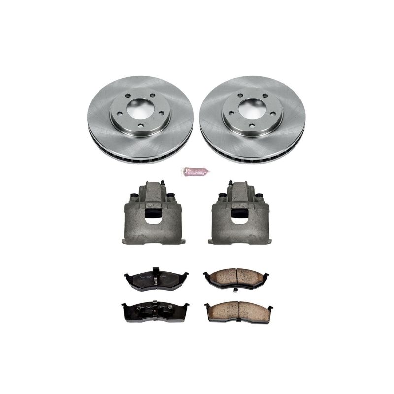 PowerStop PSB Autospecialty Kit w/Cals Brakes, Rotors & Pads Brake Kits - OE main image