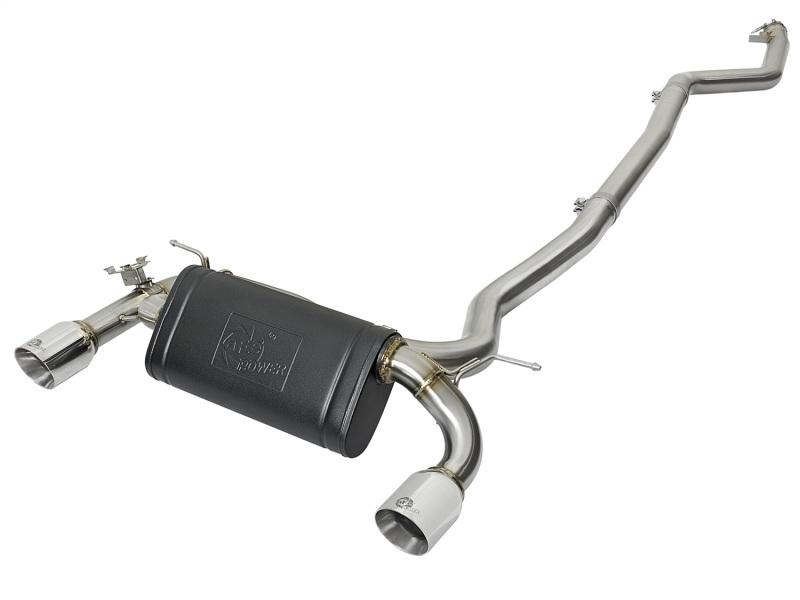 afe POWER MACH Force-Xp 16-17 BMW 340i/340ix/ 3.0L 304 SS Cat-Back Exhaust System 49-36334-P Main Image