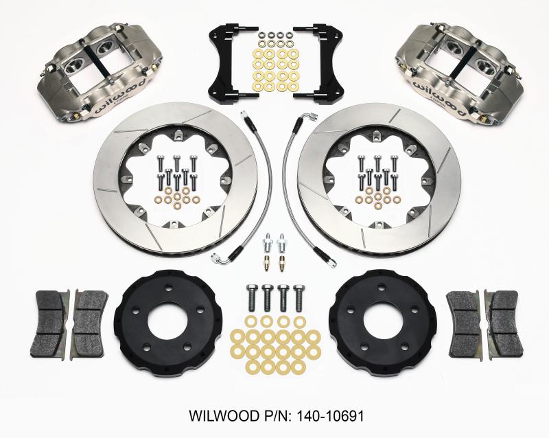 Wilwood Forged Superlite 4R ST BB Front Kit Road Race 98-02 Camaro/Firebird 140-10691 Main Image