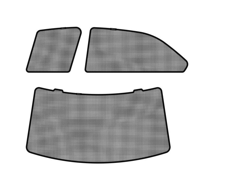 3D MAXpider 2008-2014 Mercedes-Benz C-Class Sedan Black Sun Shades - Complete Set S1MB0090 Main Image