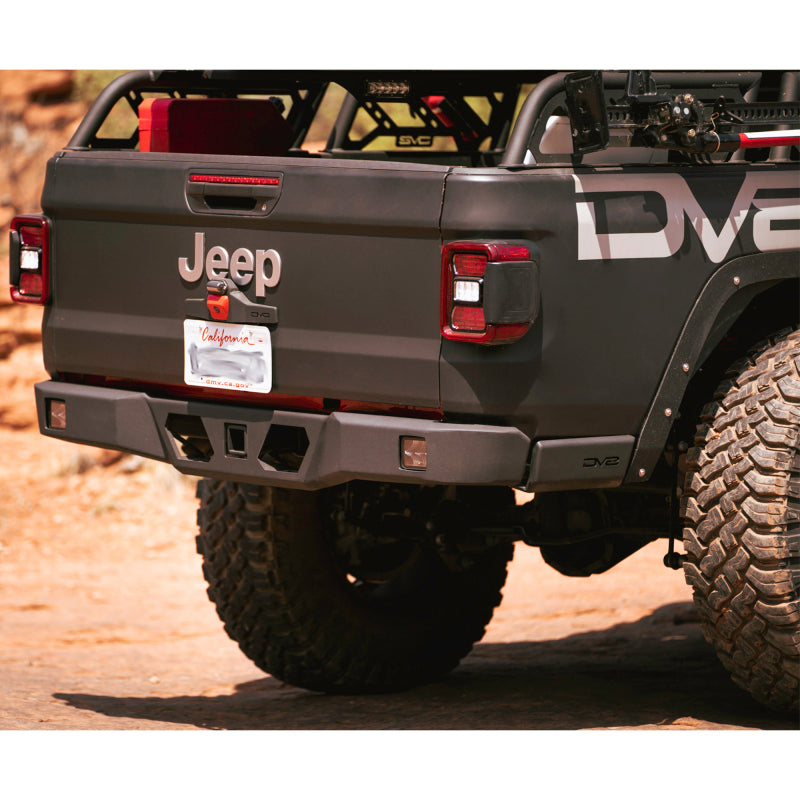 DV8 Offroad 20-22 Jeep Gladiator High Clearance Rear Bumper RBGL-05