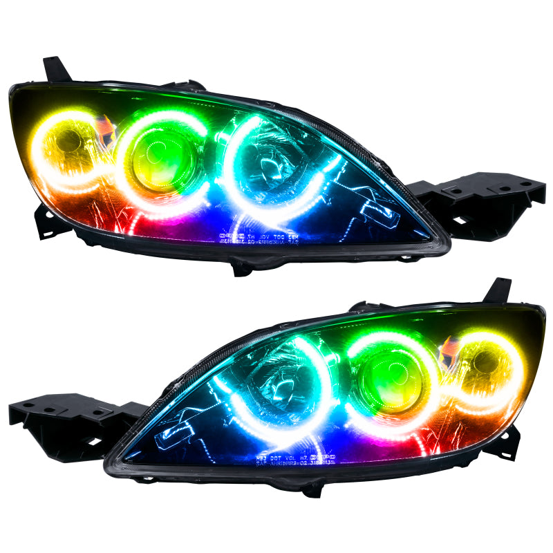 ORACLE Lighting Oracle 04-09 Mazda 3 SMD HL - Hatchback - Halogen Style - ColorSHIFT w/o Controller 7086-334