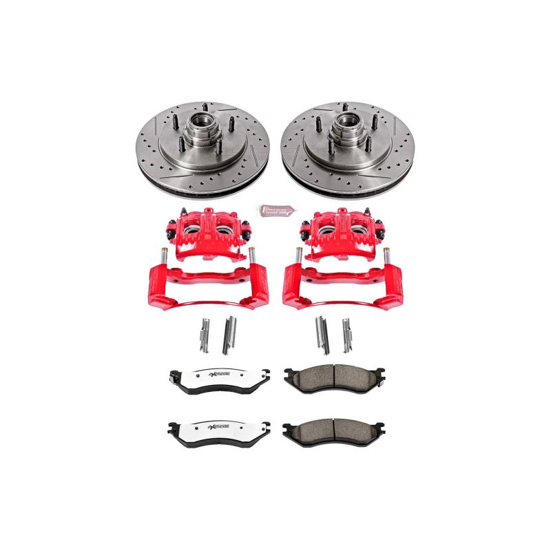 PowerStop PSB Z36 Truck & Tow Kit w/Cals Brakes, Rotors & Pads Brake Kits - Performance D&S main image