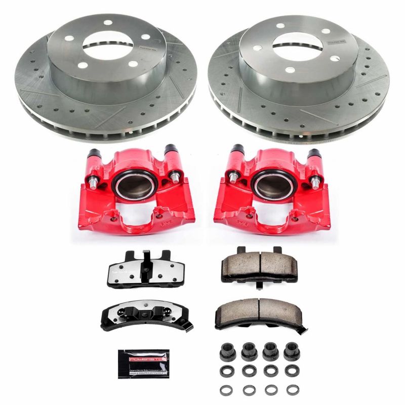 PowerStop PSB Z36 Truck & Tow Kit w/Cals Brakes, Rotors & Pads Brake Kits - Performance D&S main image