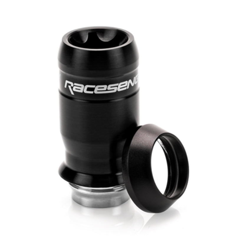 Raceseng TNR-1 Titanium Lug Nut (Single) - M12x1.5mm / R14 Floating Seat - Brushed Black 010231BRB-010218