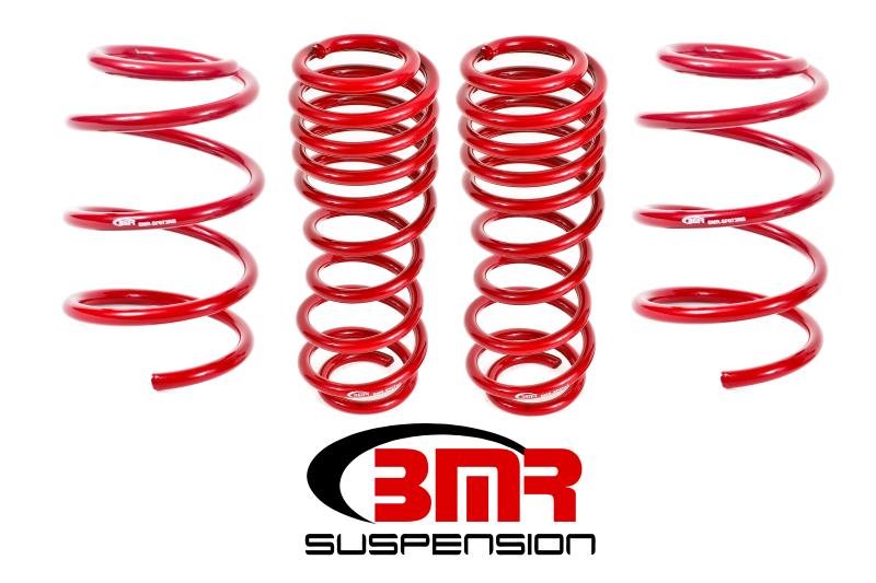 BMR 07-14 Shelby GT500 Lowering Springs (Set Of 4) - Red SP072R Main Image