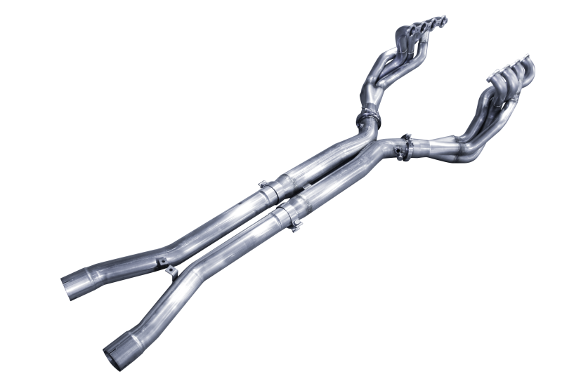 ARH 2006-2013 Chevrolet Corvette C6 Z06 2in x 2-1/8in x 3-1/2in Headers w/ X-Pipe & Connection Pipes Z06-06200312LSTCNC Main Image