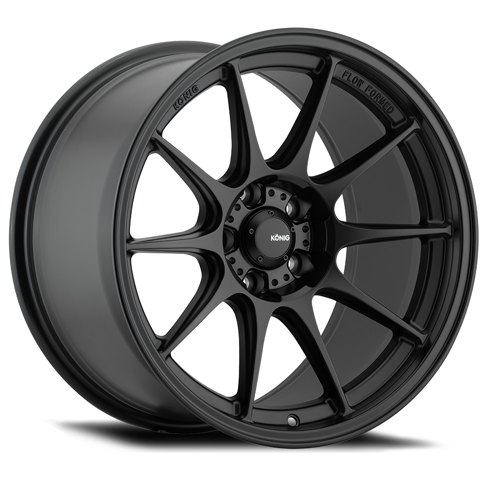 Konig Dekagram Wheel Semi-Matte Black 18x9.5 +25 5X114.3
