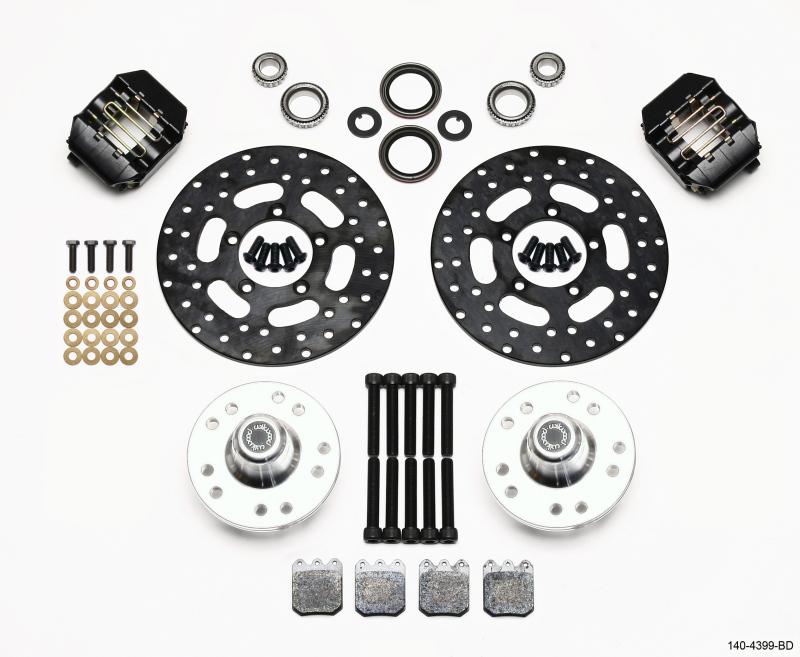 Wilwood Dynalite Single Front Drag Kit Drilled Rotor Chassis Eng. Strut 140-4399-BD Main Image