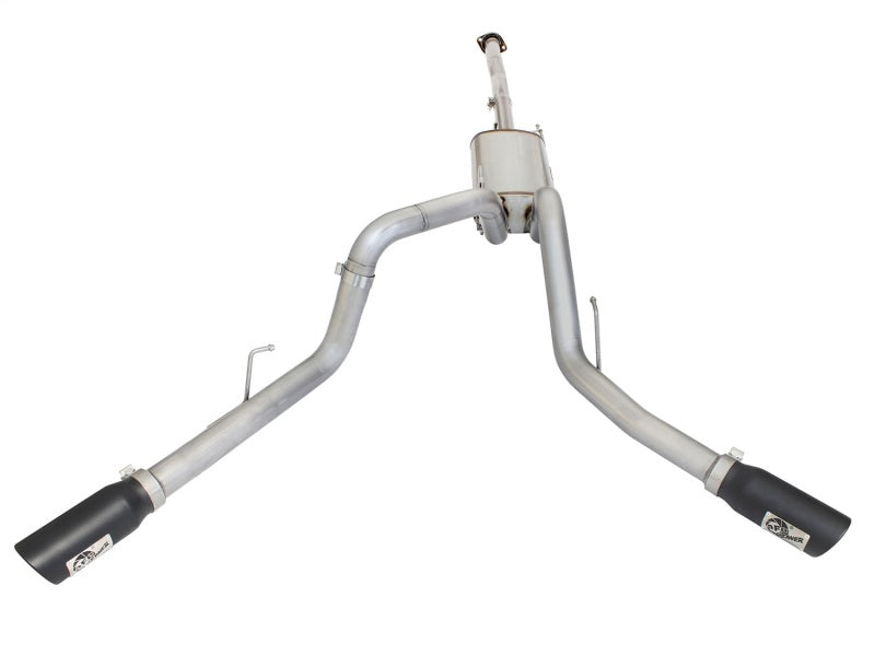 aFe Cat-Back Stainless Steel Dual Side Exhaust System - Ford F-150 15-16