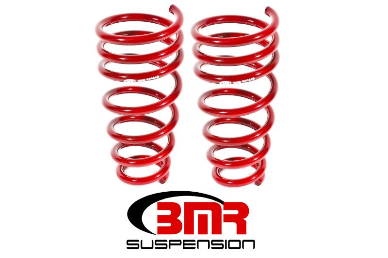 BMR 10-15 5th Gen Camaro V6 Rear Lowering Springs - Red SP054R Main Image