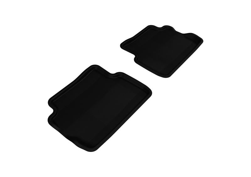 3D MAXpider 2008-2011 Ford Focus Kagu 2nd Row Floormats - Black L1FR01621509 Main Image