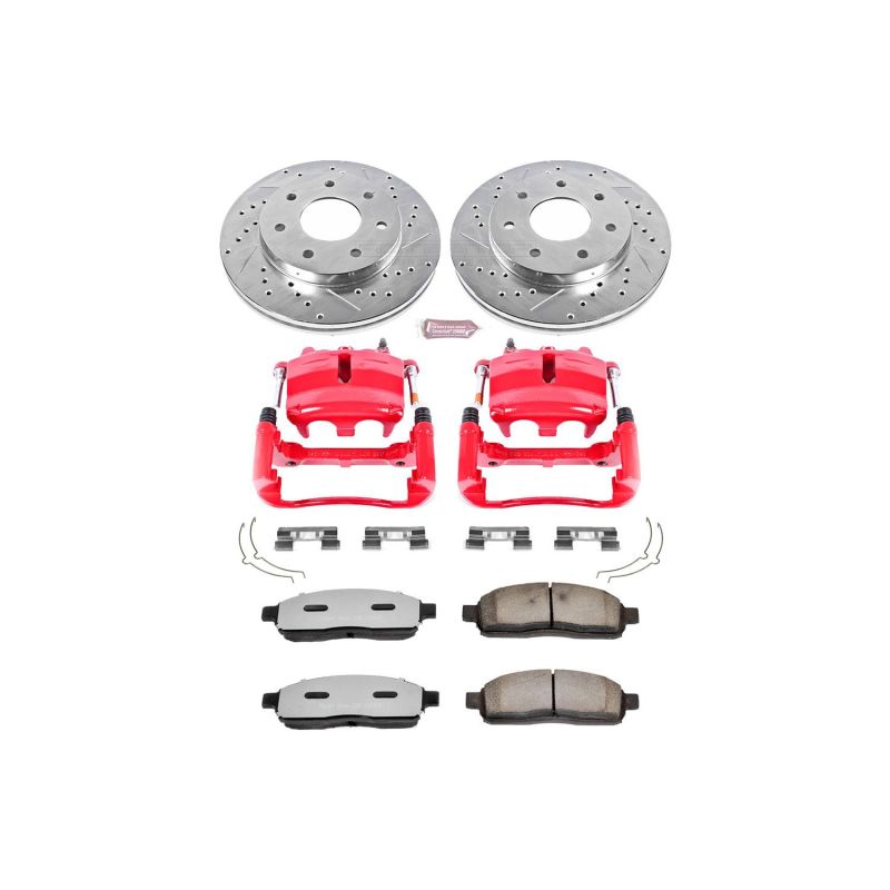 PowerStop PSB Z36 Truck & Tow Kit w/Cals Brakes, Rotors & Pads Brake Kits - Performance D&S main image